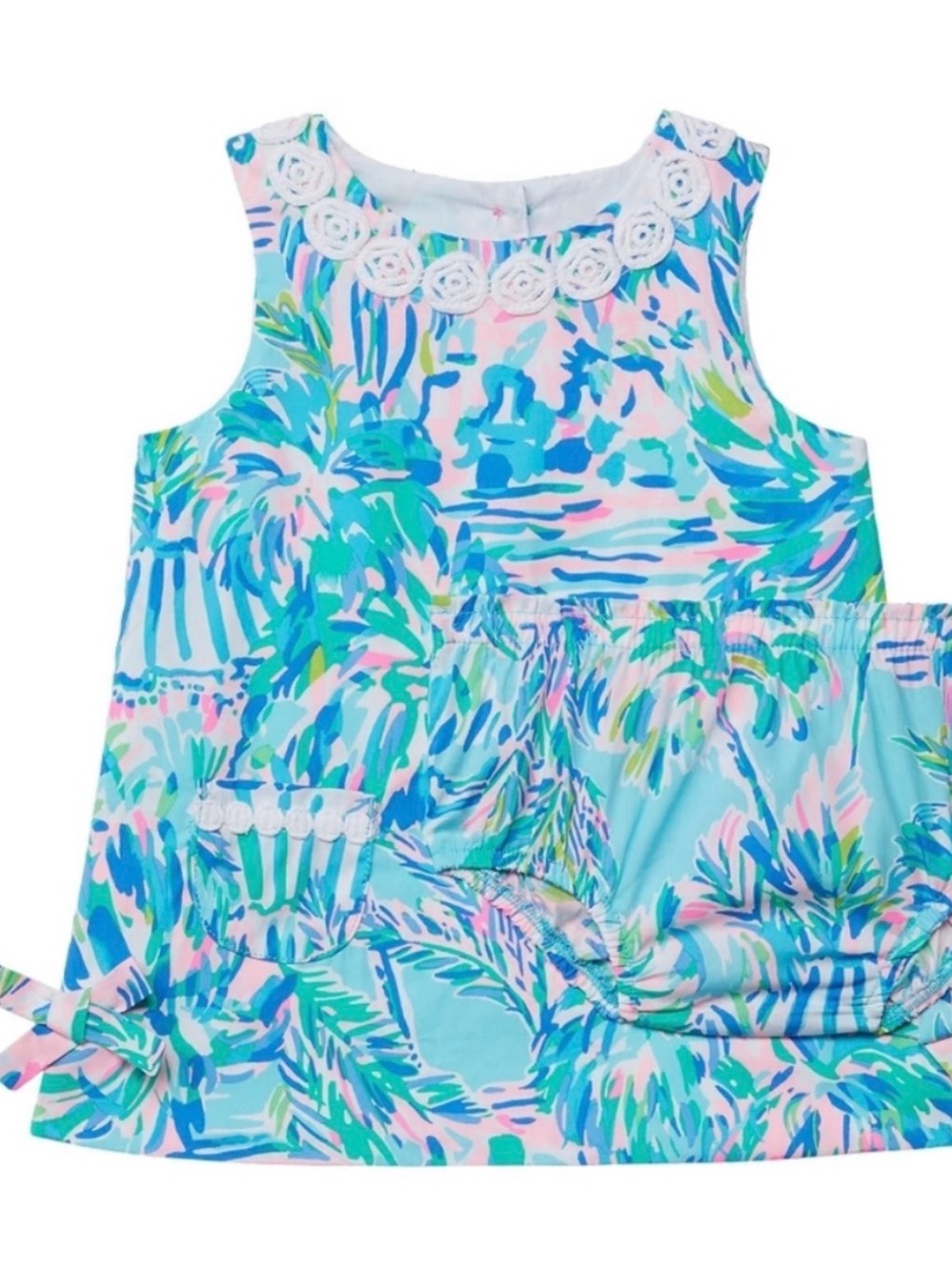 Lilly Pulitzer Baby Lilly Shift Dress in Blue Ibiza Cabana Cocktail